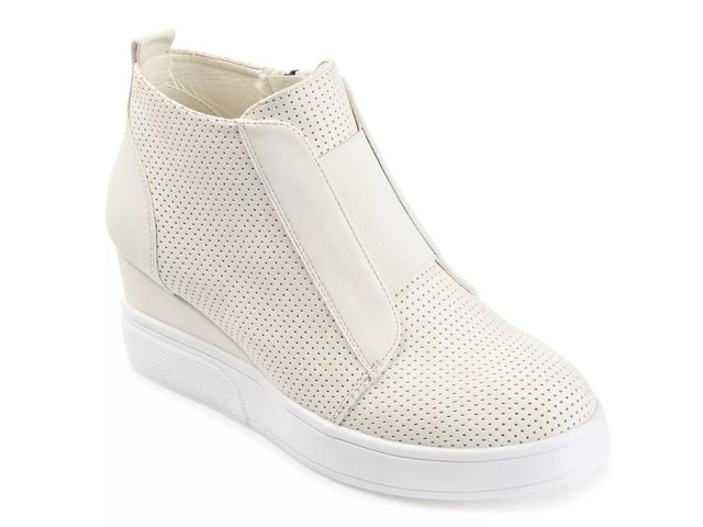 Journee wedge sneaker sales