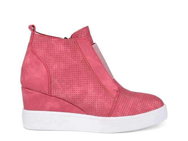 Journee Collection Clara Wedge Sneaker | DSW