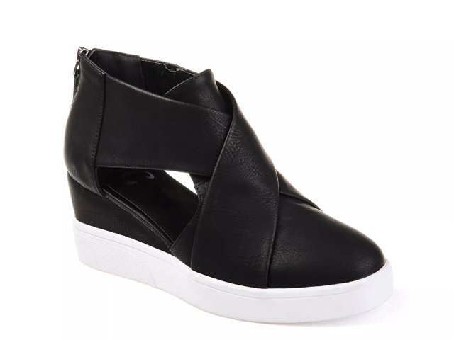 Journee collection seena wedge sneaker deals