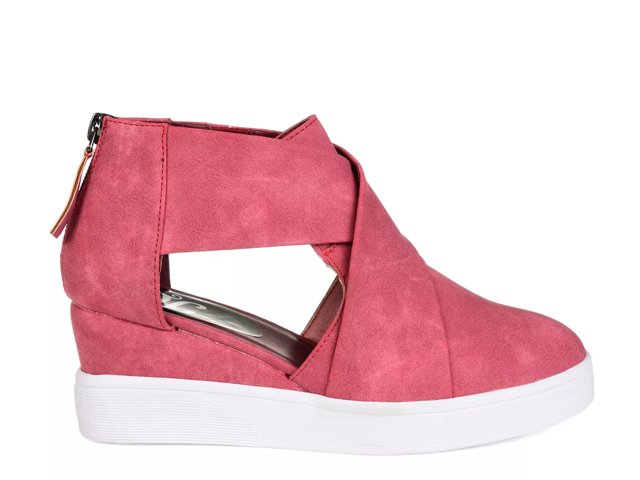 Journee seena wedge sneaker new arrivals