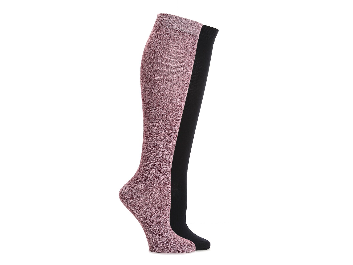 HUE Hosiery Marled Women's Knee Socks - 2 Pack - Free Shipping | DSW