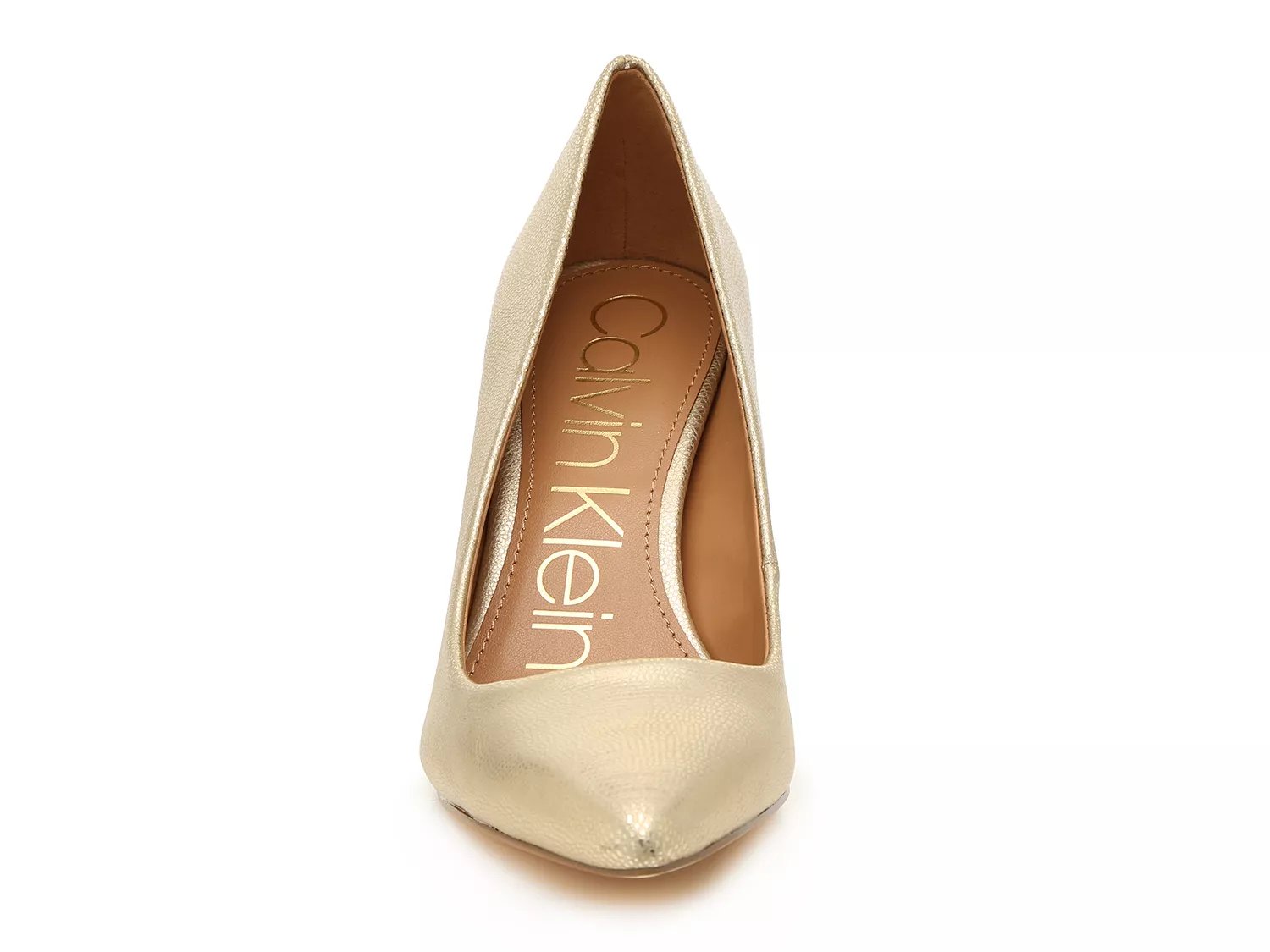 calvin klein kirsten pump gold