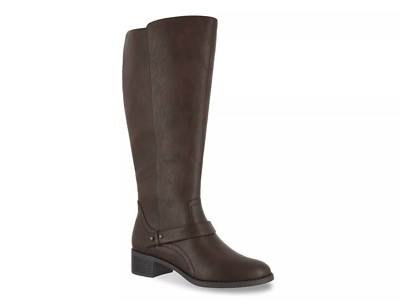 Journee Collection Bite Wide Calf Riding Boot - Free Shipping | DSW