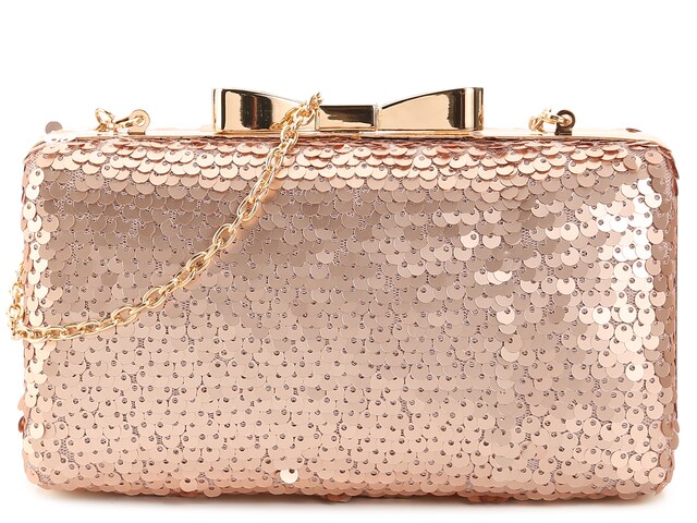 Lulu Townsend Sequined Bow Clutch - Free Shipping | DSW