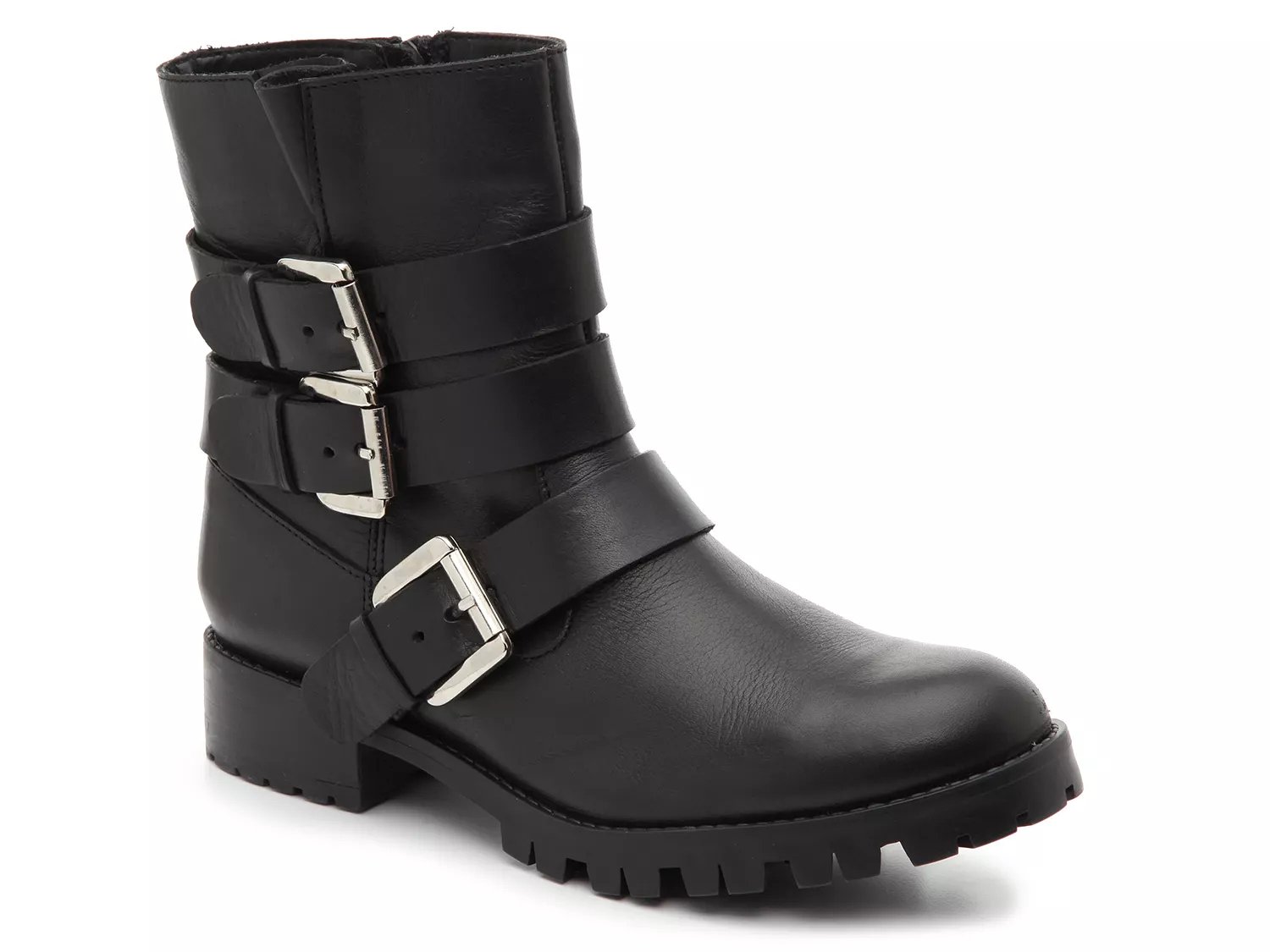 steve madden ming motorcycle bootie