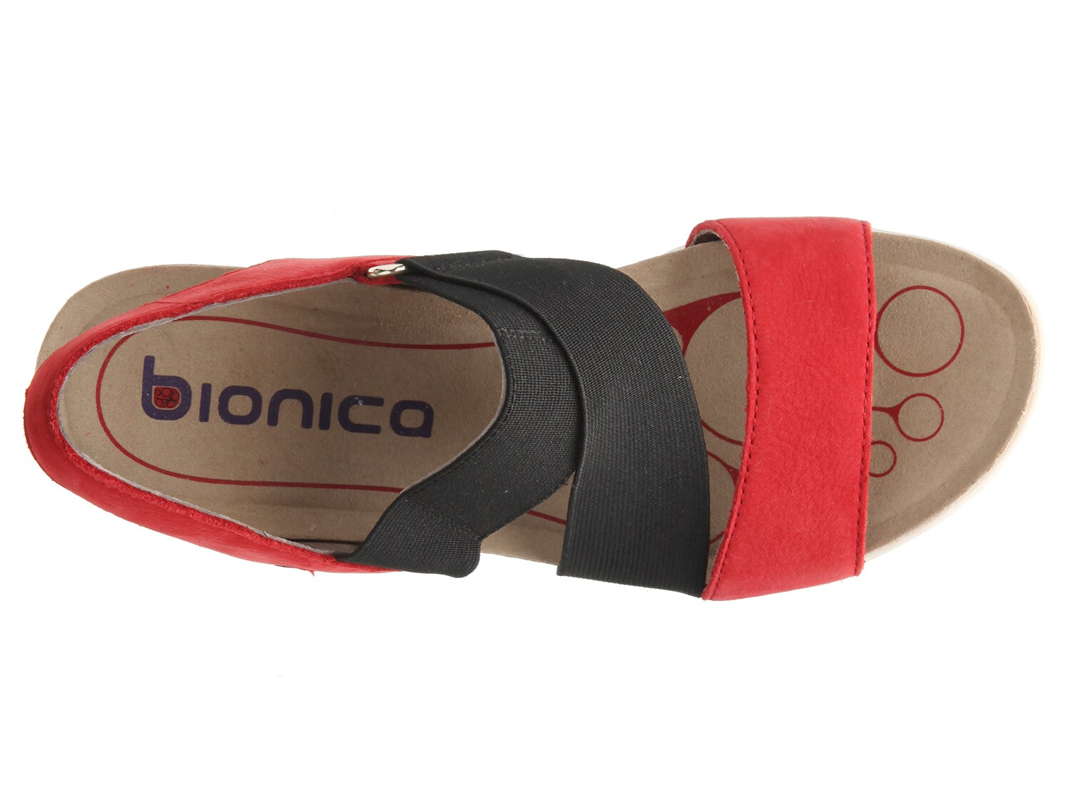 bionica paisley wedge sandal