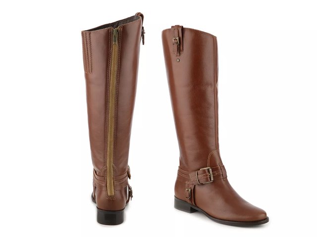 Dsw leather riding boots sale