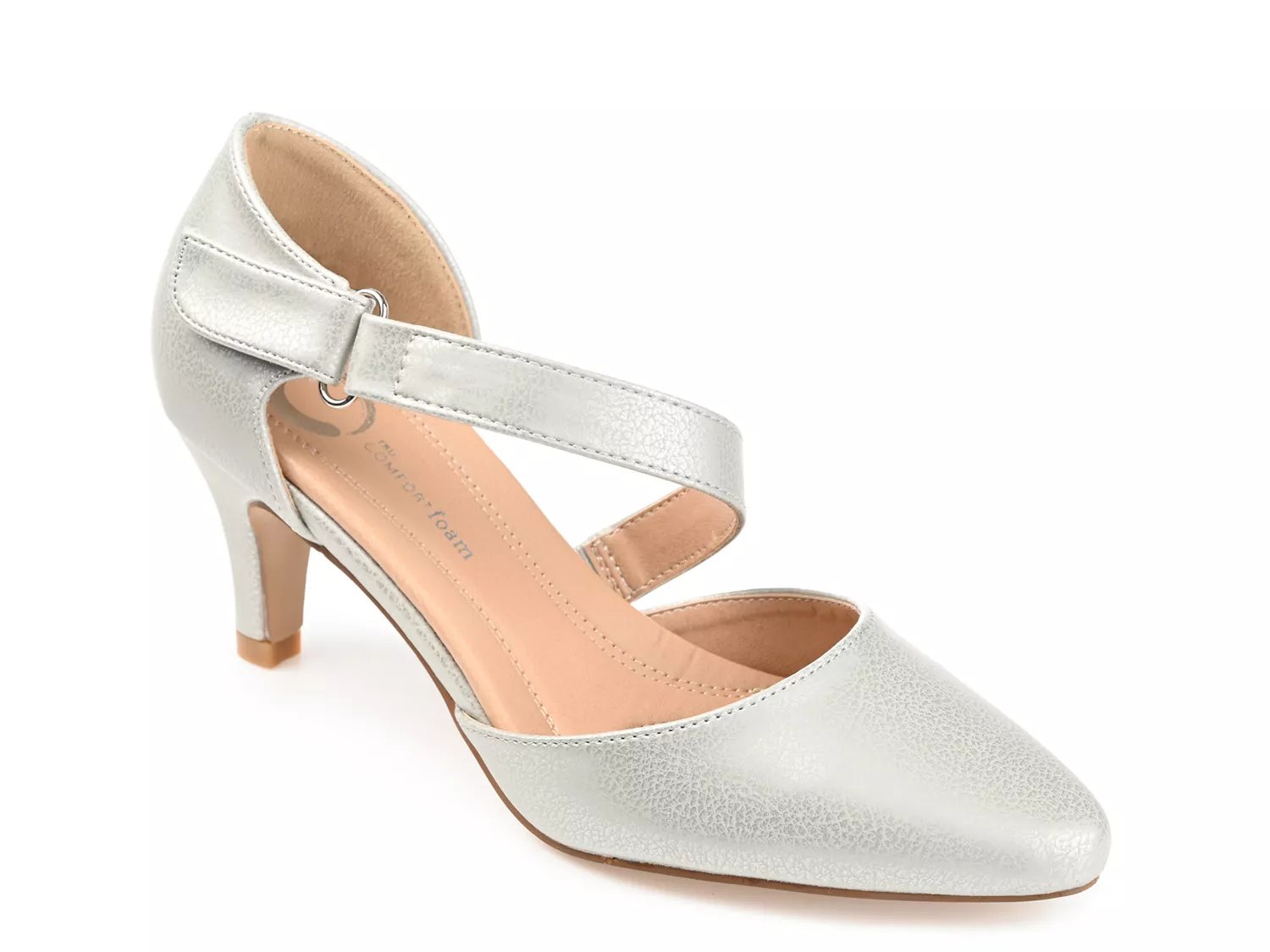 dsw womens silver heels