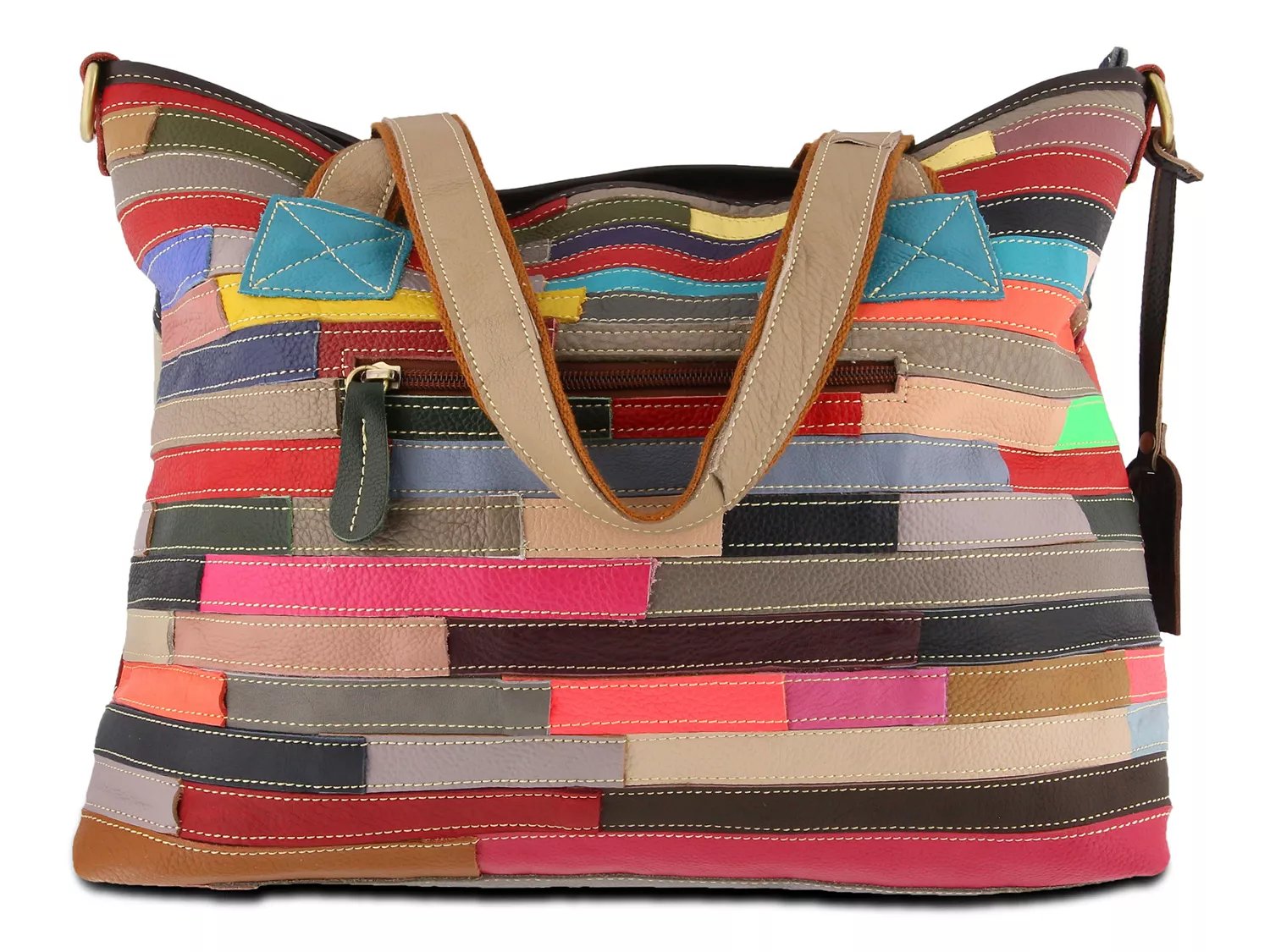 L'Artiste by Spring Step Applique Leather Shoulder Bag DSW