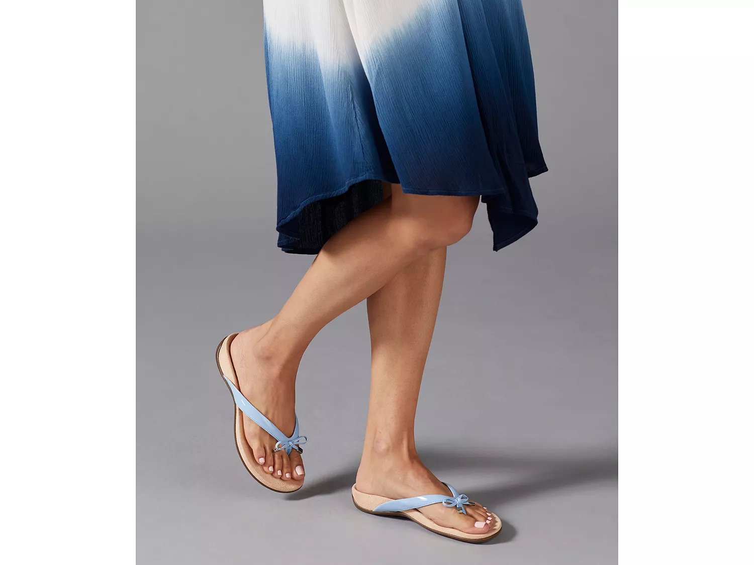 vionic bella bow flip flop
