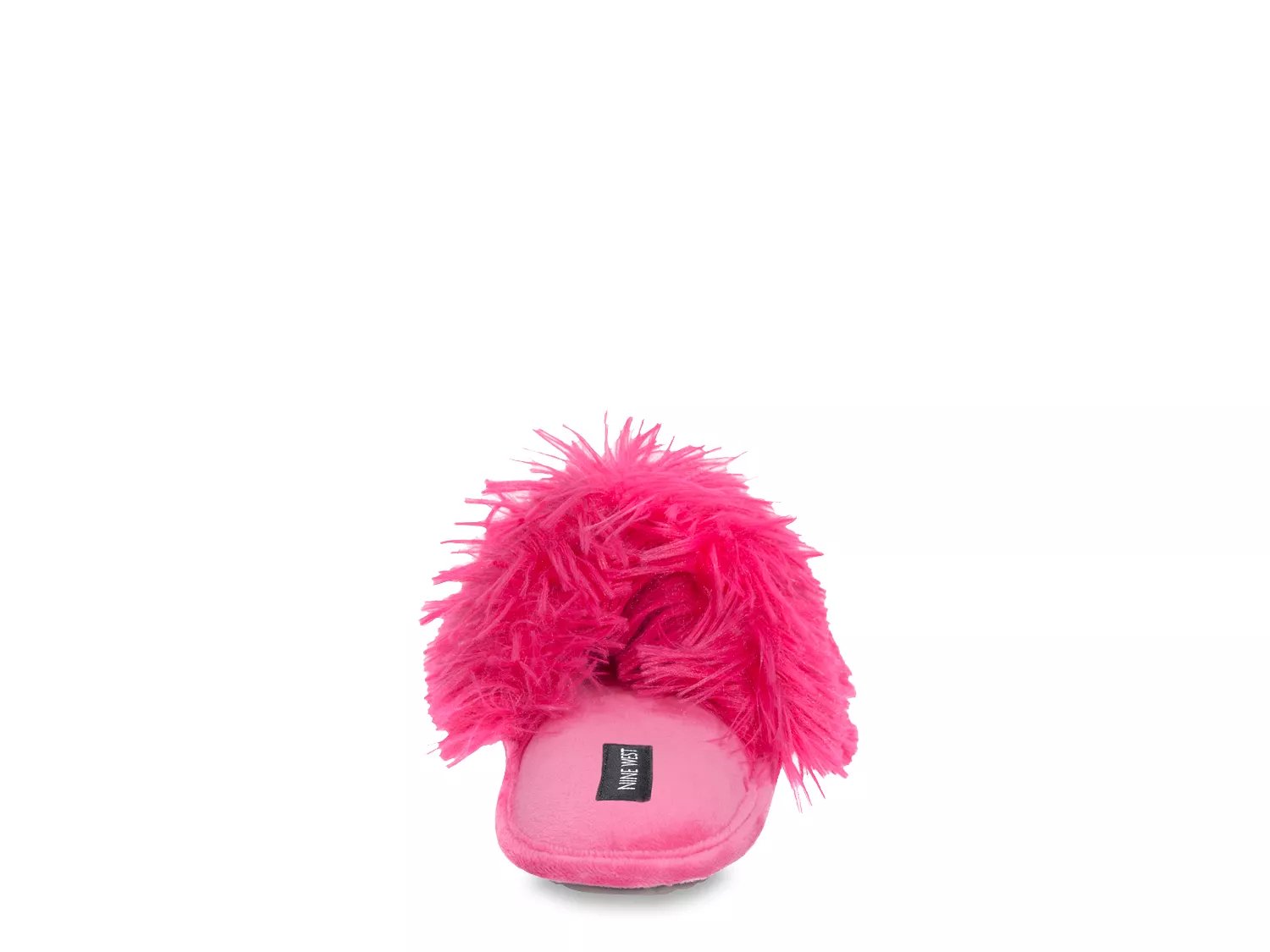 nine west fuzzy slippers
