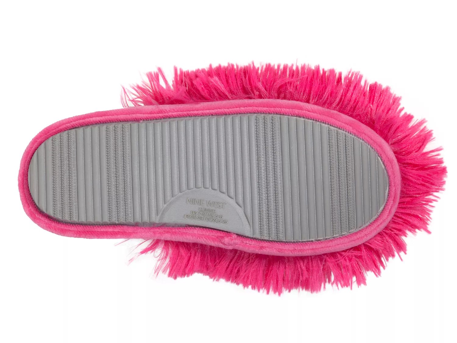 nine west fuzzy slippers