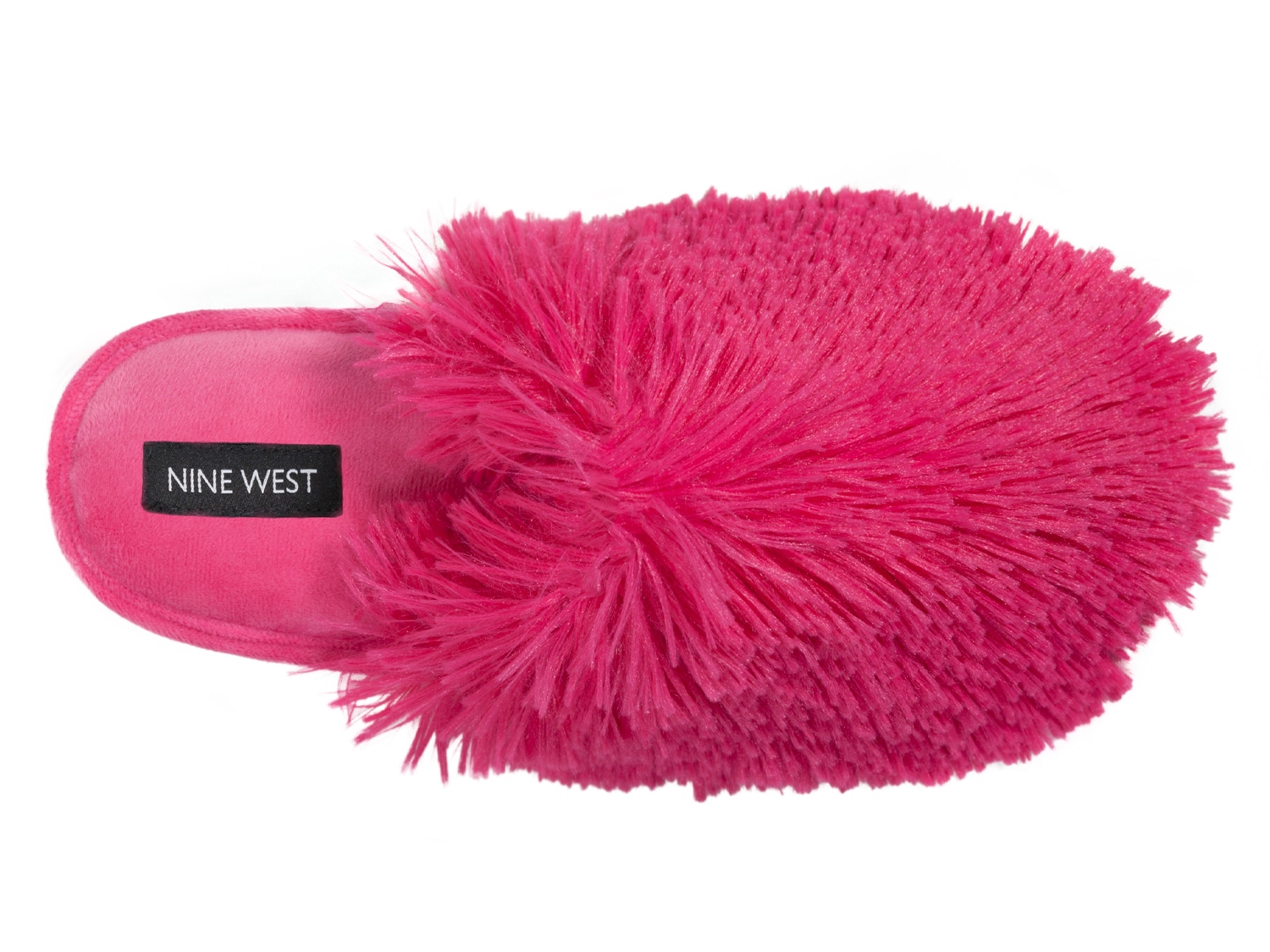 nine west fluffy slippers