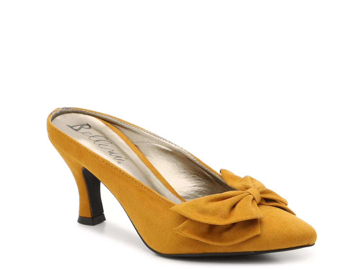 dsw yellow pumps