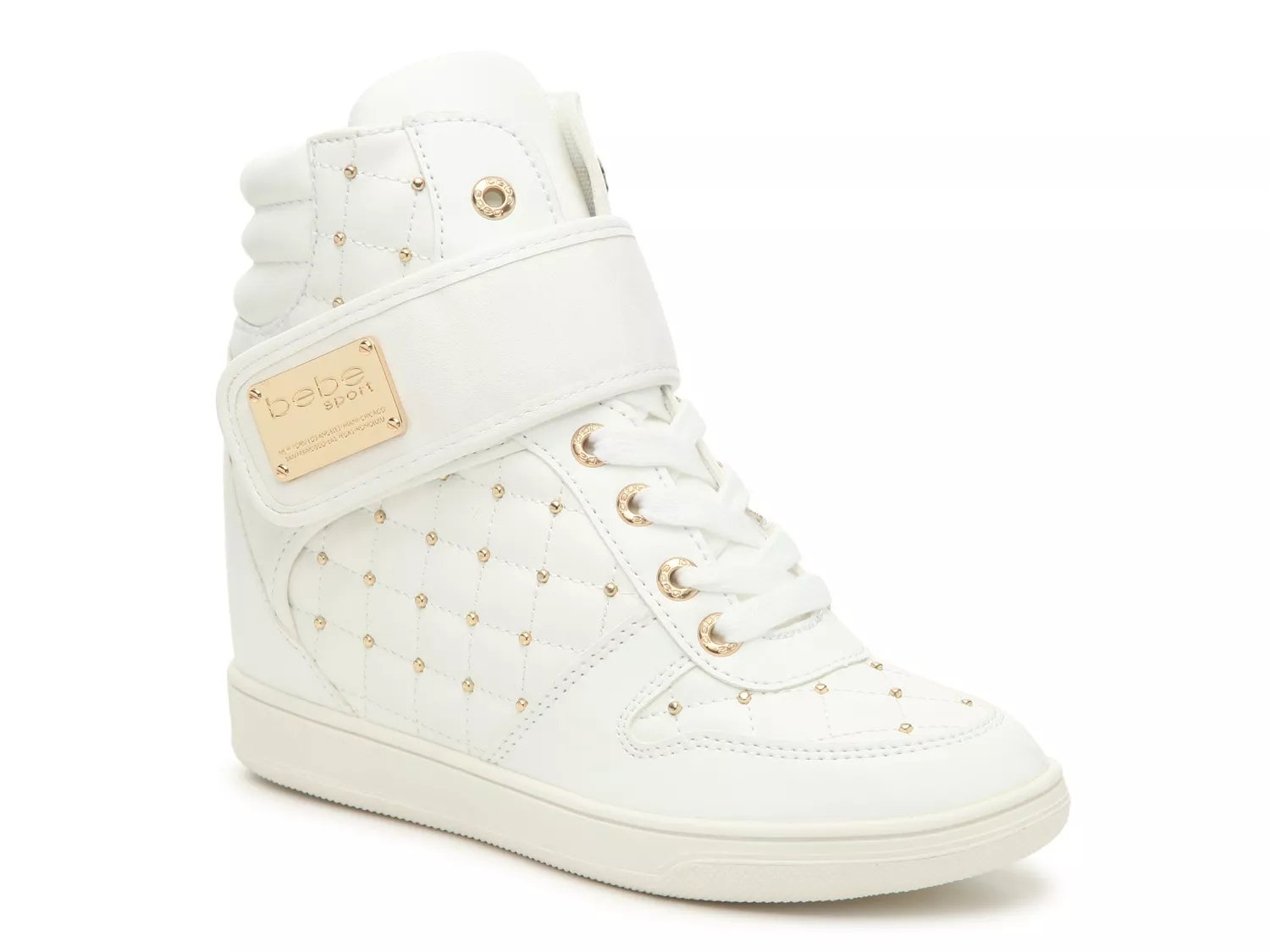 bebe wedge sneakers