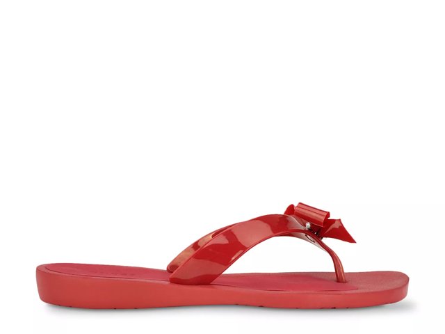 Red guess flip flops online