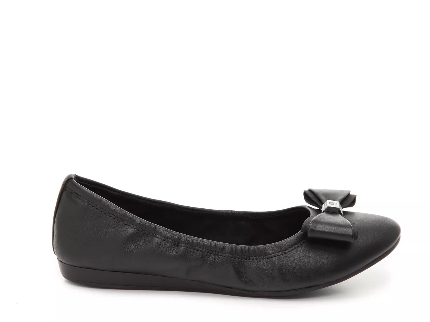 bandolino elastic trim ballet flats