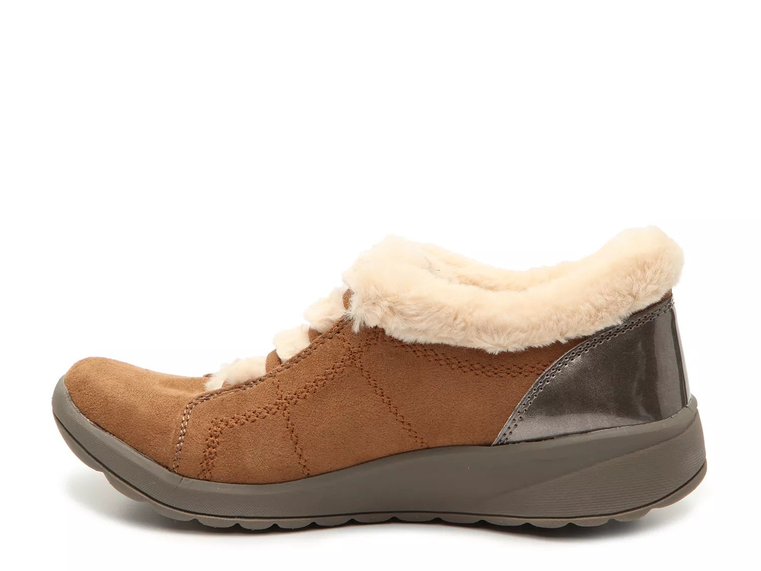 bzees golden wedge bootie