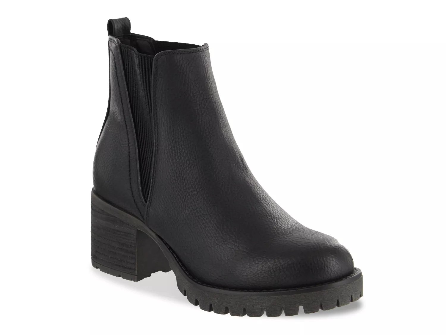 Jody ribbed block heel chelsea boot best sale