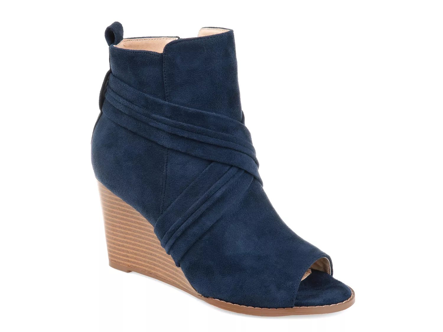 Wedge booties clearance with open toe