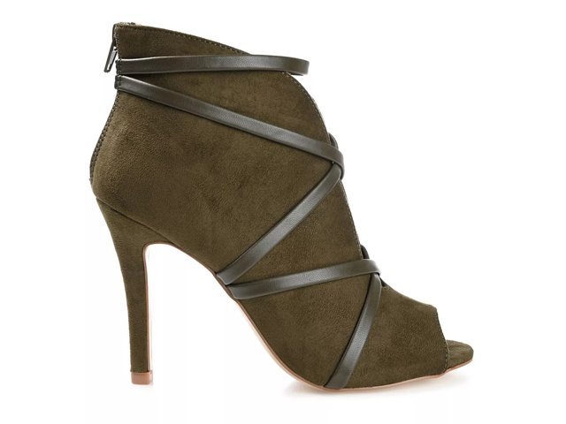 Green cheap booties dsw
