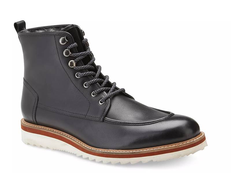 Shop Men s Black Combat Lace Up Boots DSW