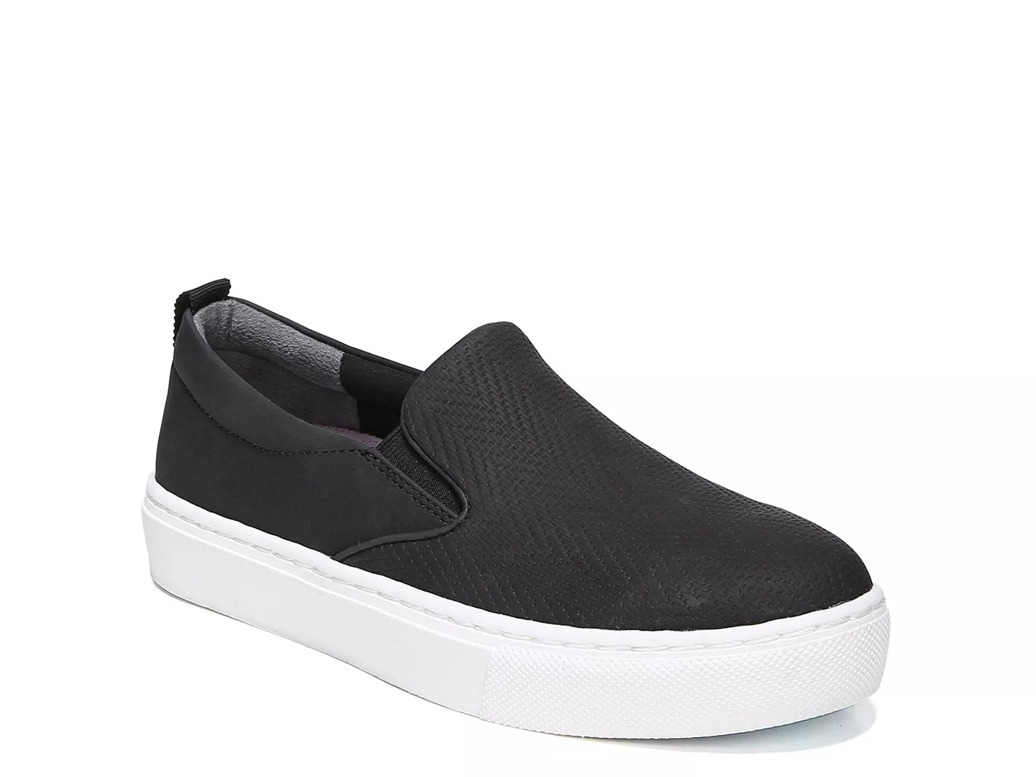 white platform sneakers slip on