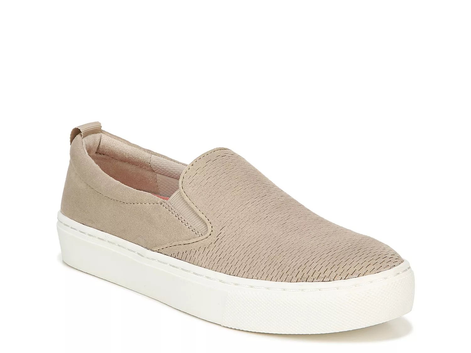 women's tan slip on sneakers