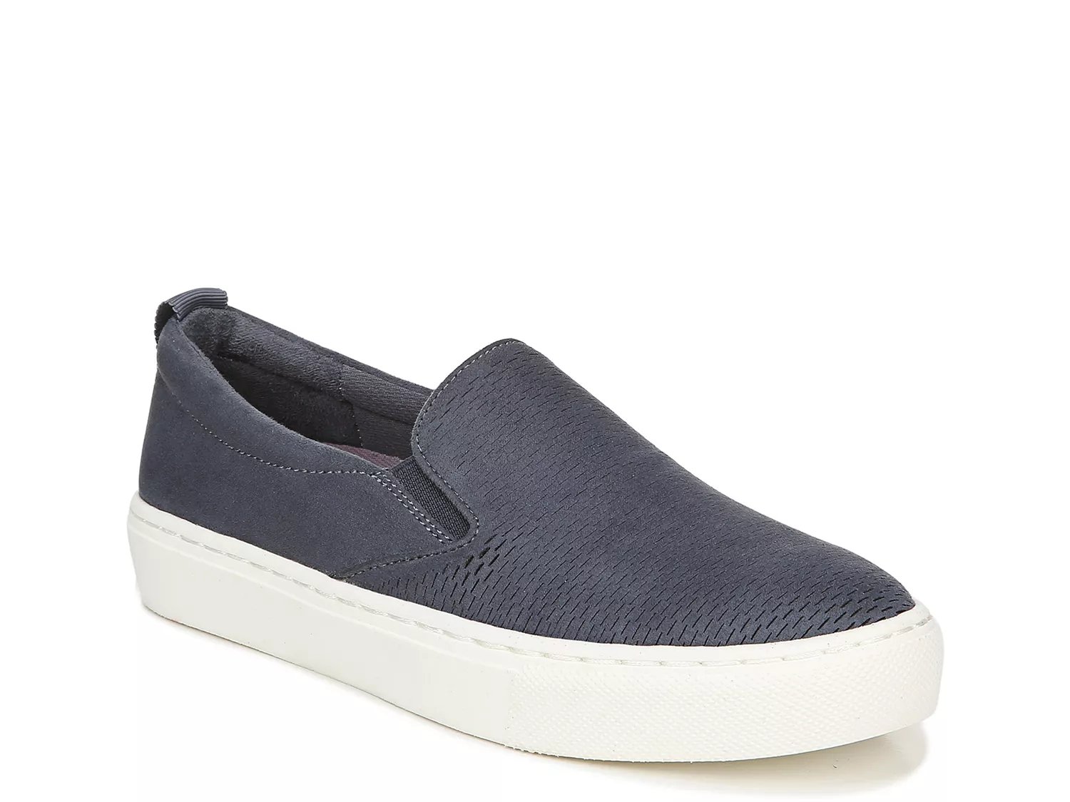 gray platform slip on sneakers