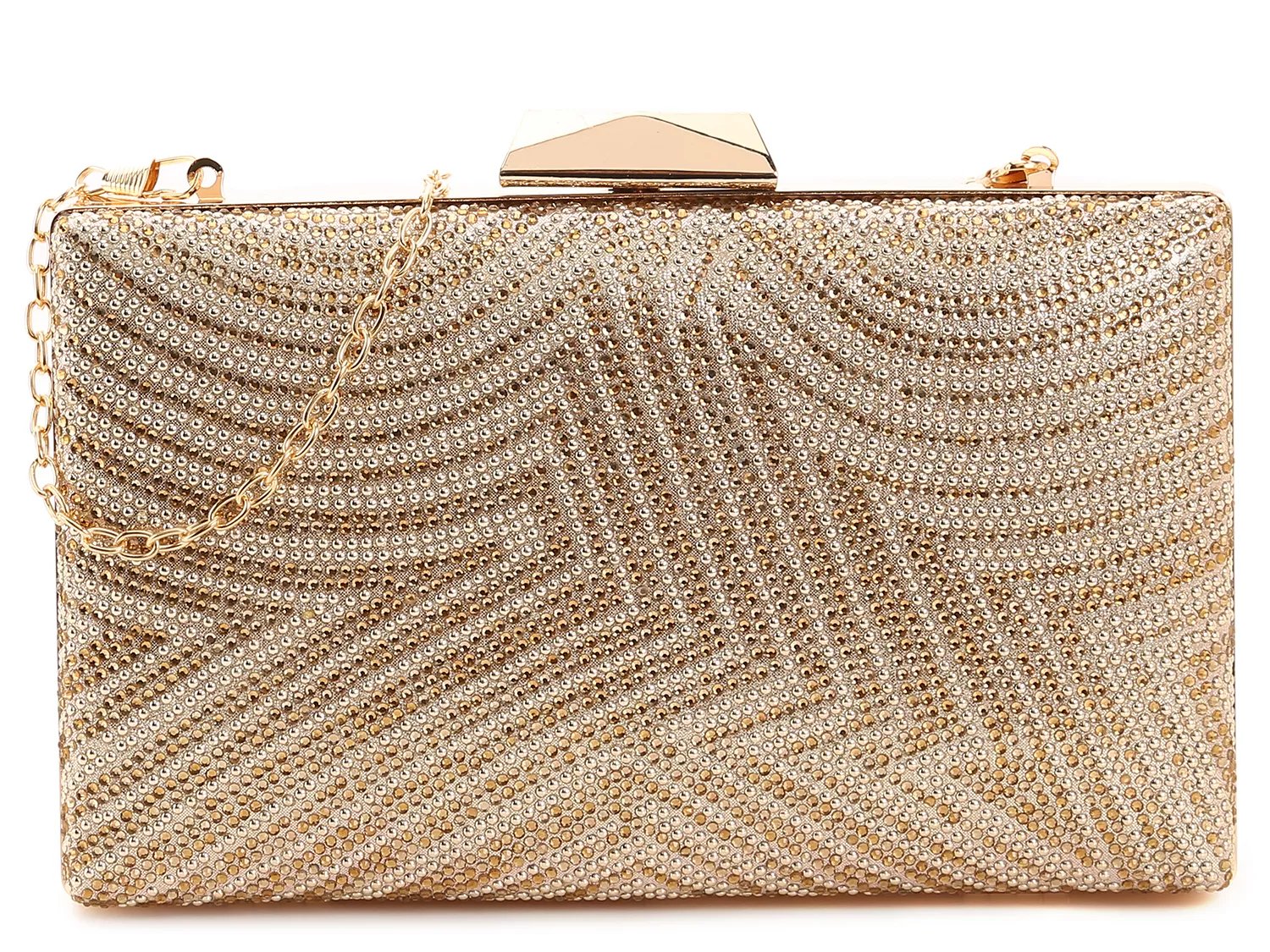 beige evening purse