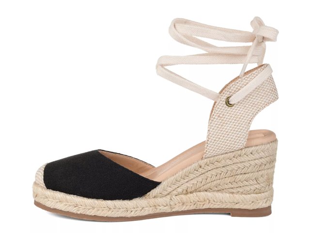 Journee collection monte espadrille wedge sandal clearance