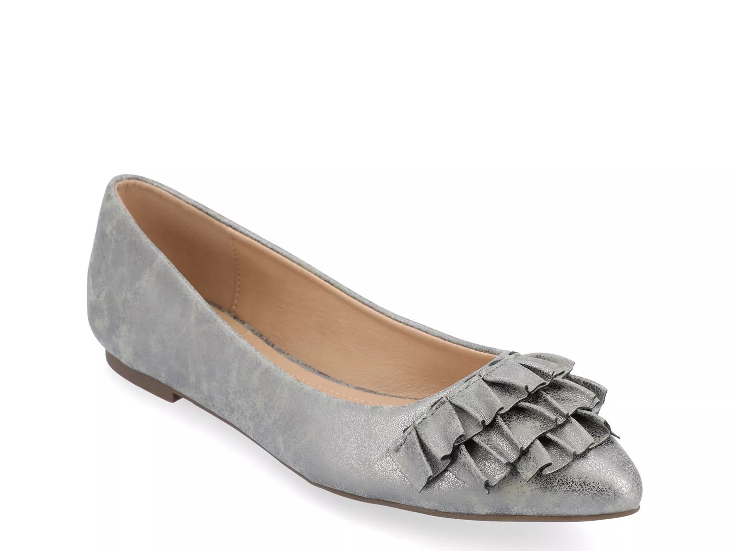 dsw gray flats