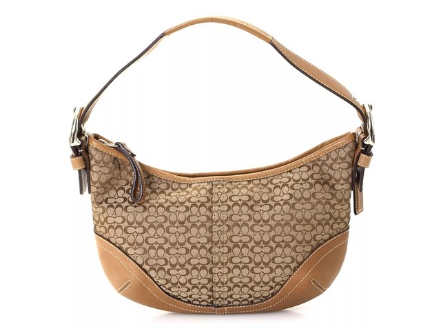 Coach canvas hobo bag on sale