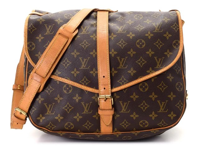 Louis Vuitton Monogram Saumur 35 Messenger Bag – Louis Lady