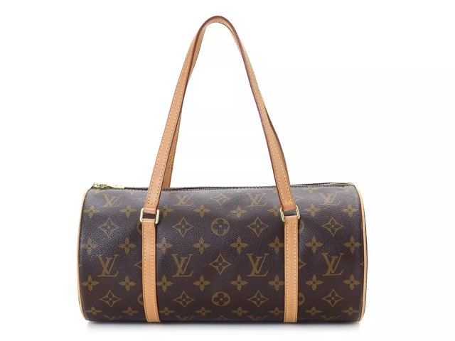 Louis Vuitton - Authenticated Papillon Handbag - Patent Leather Beige for Women, Very Good Condition