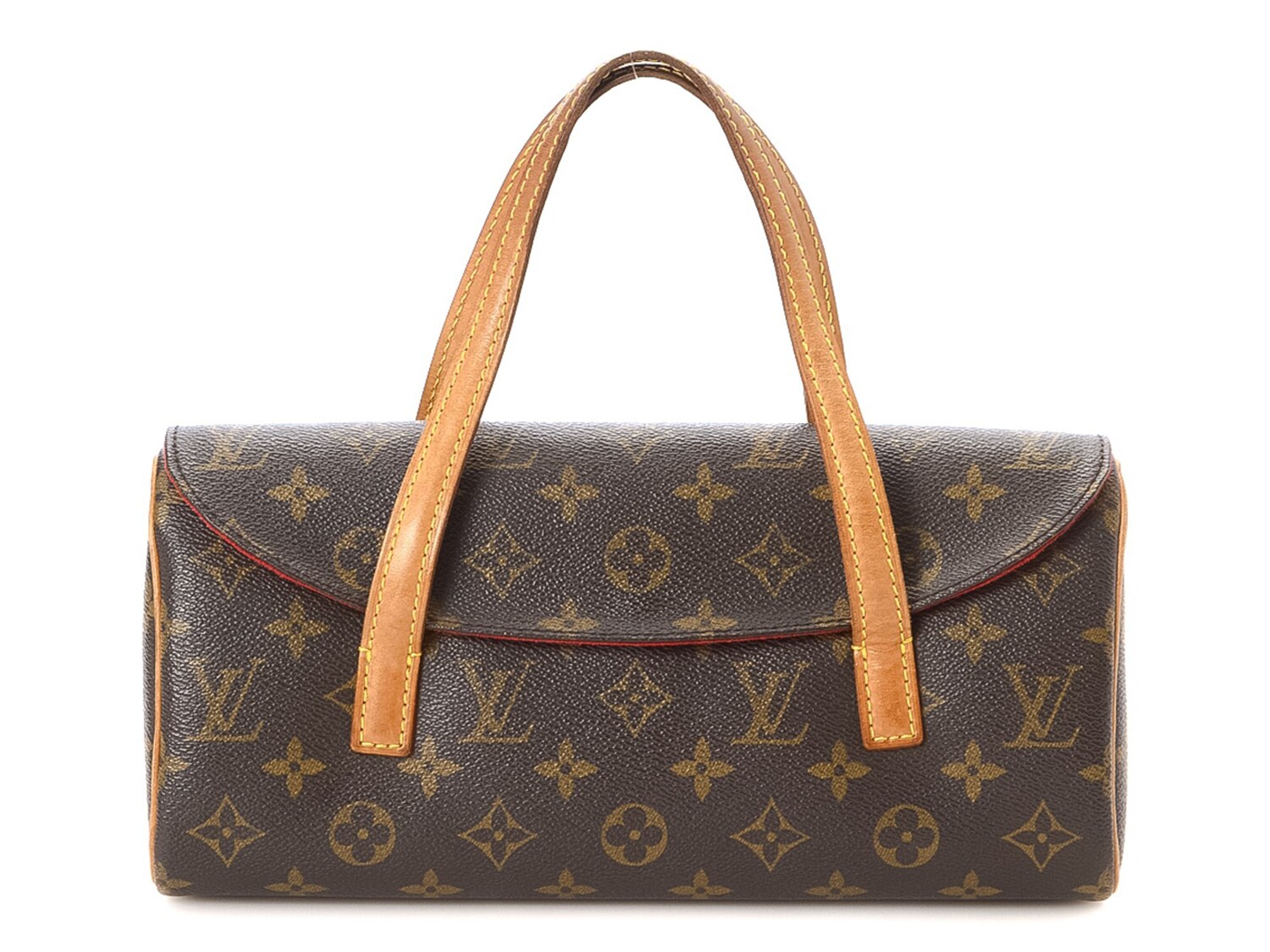 Louis Vuitton - Authenticated Sonatine Handbag - Cloth Brown for Women, Good Condition