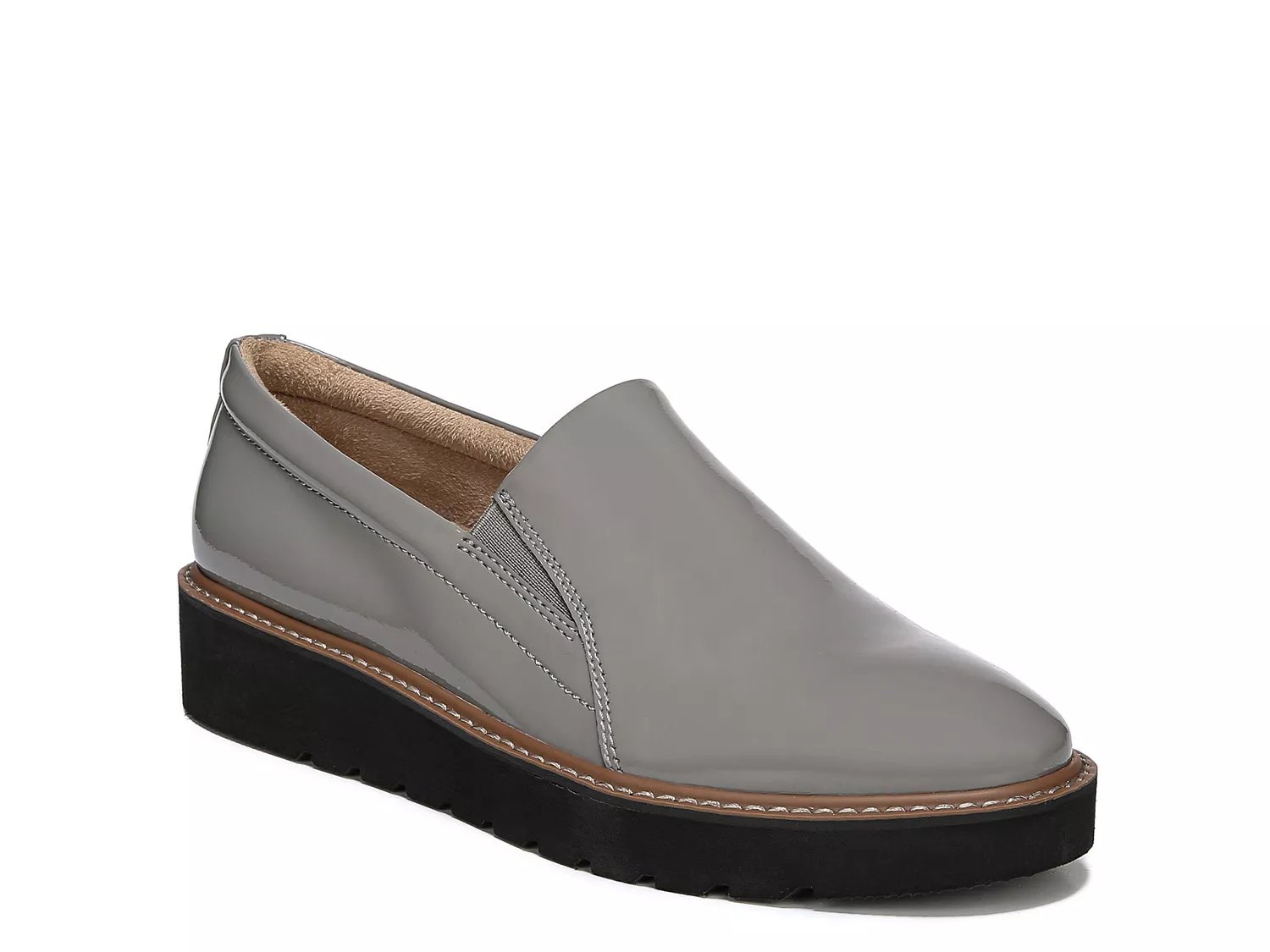 effie platform wedge loafer