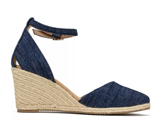 White mountain cisco espadrille wedges online