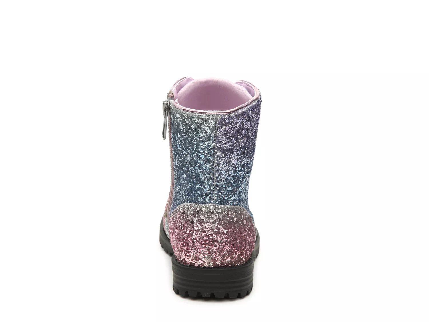 polly sophia glitter combat boot