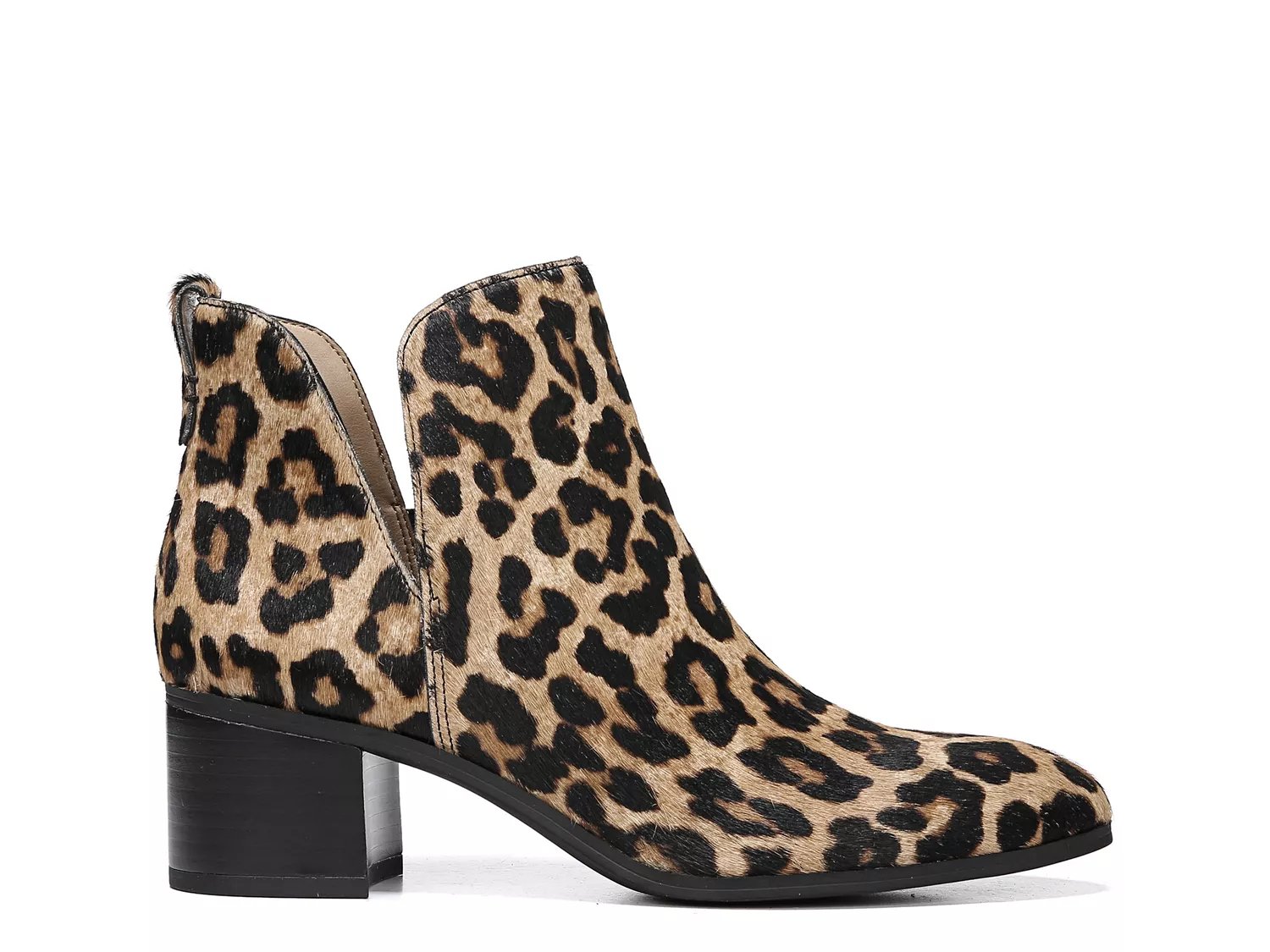 franco sarto reeve ankle booties leopard