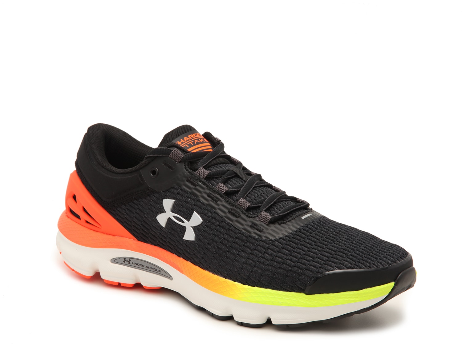 Under Armour Mens Charged Intake 3 Running Shoes Trainers Sneakers Grey Sports 