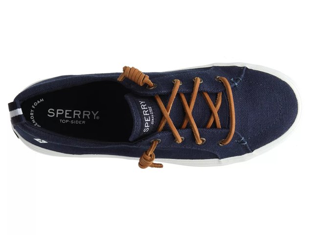 sperry crest vibe slip on platform sneaker