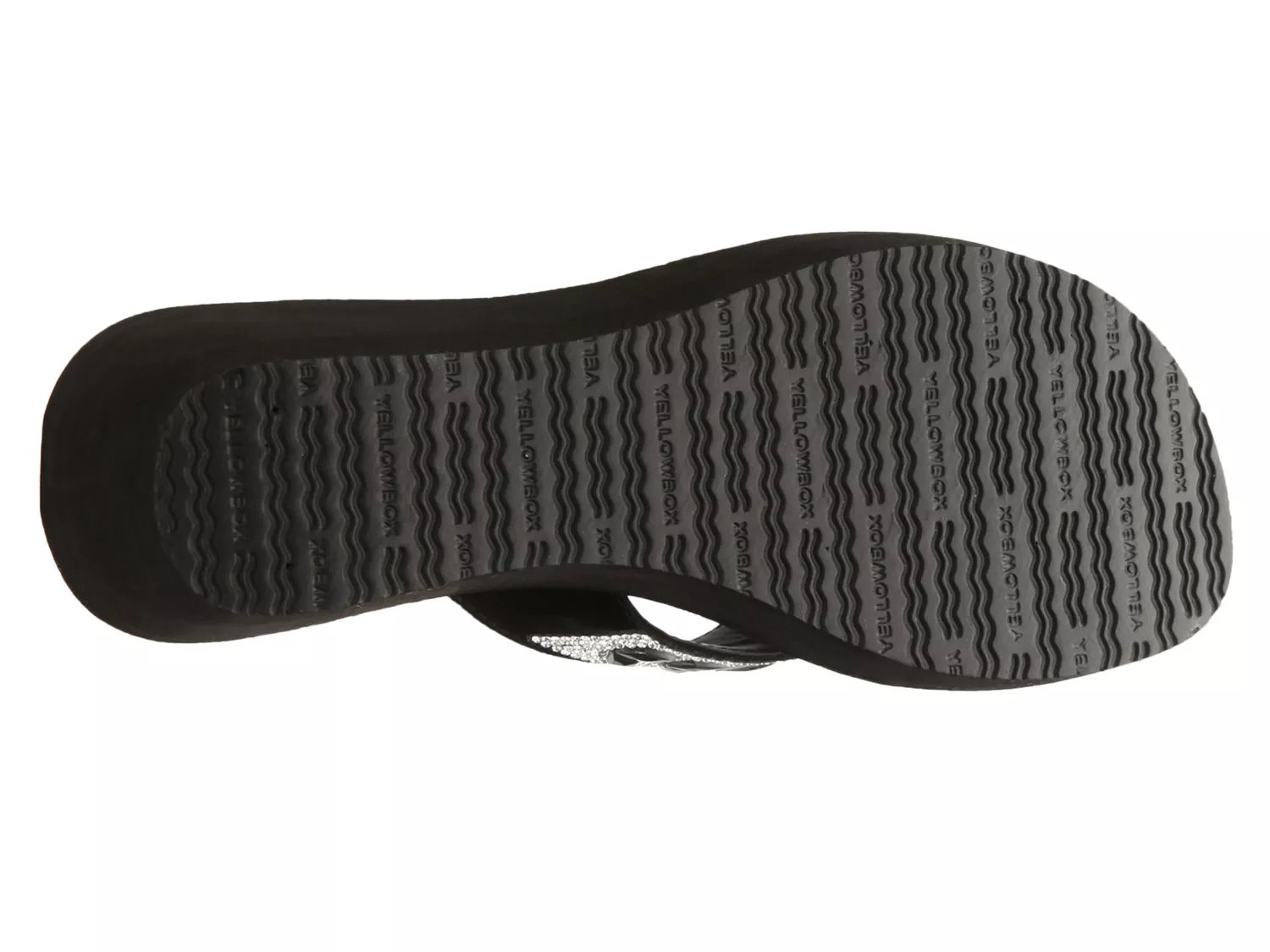 dsw yellow box flip flops