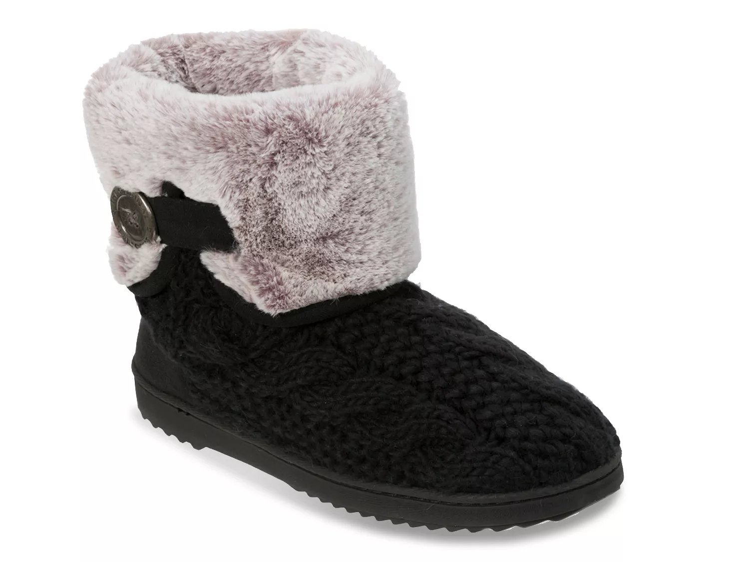 dearfoam cable knit slippers
