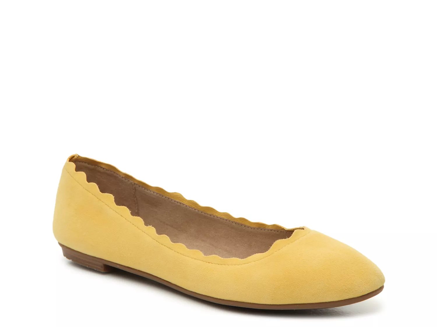 yellow ballet flats