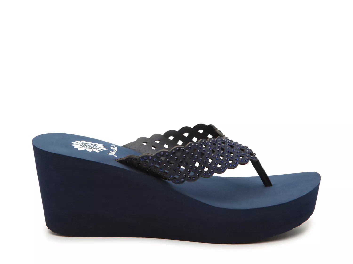 yellow box deloise wedge sandal