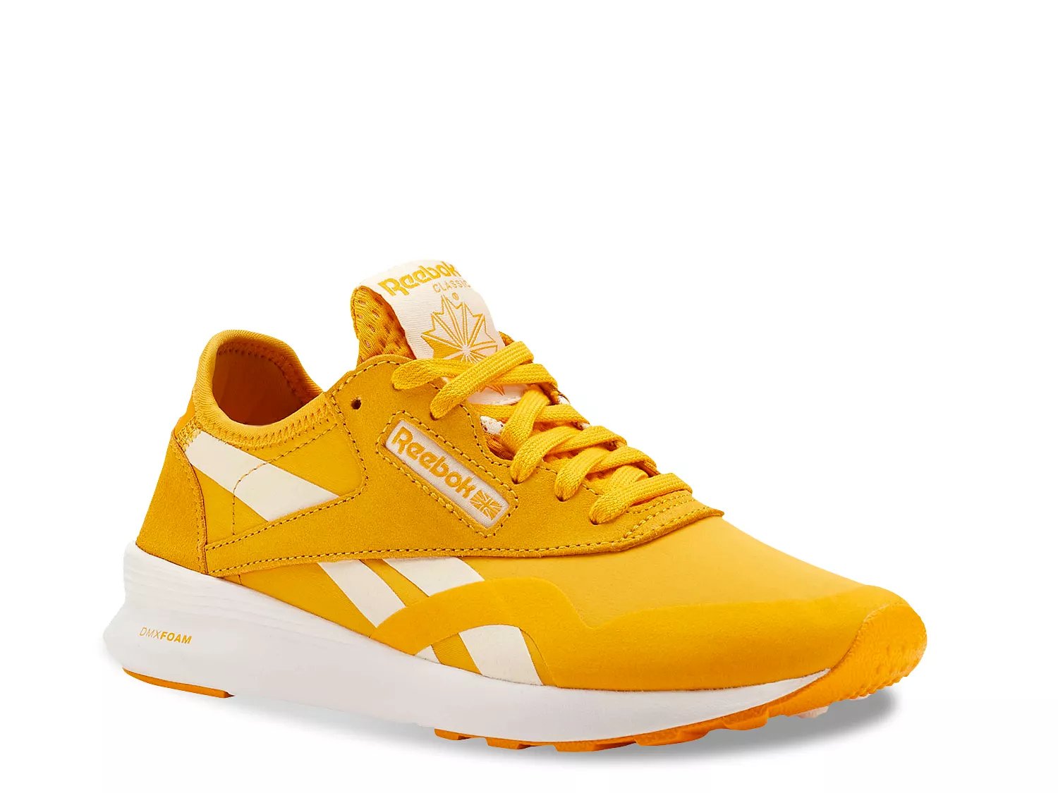 yellow reeboks