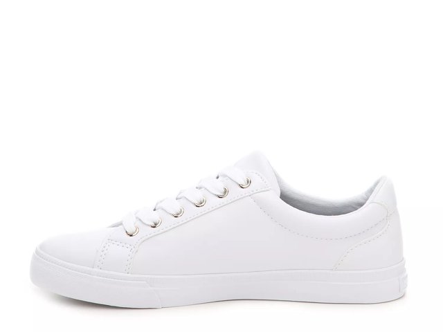 Tommy Hilfiger Womens Lightz Faux Leather Sneakers White 8.5 Medium (B,M) 