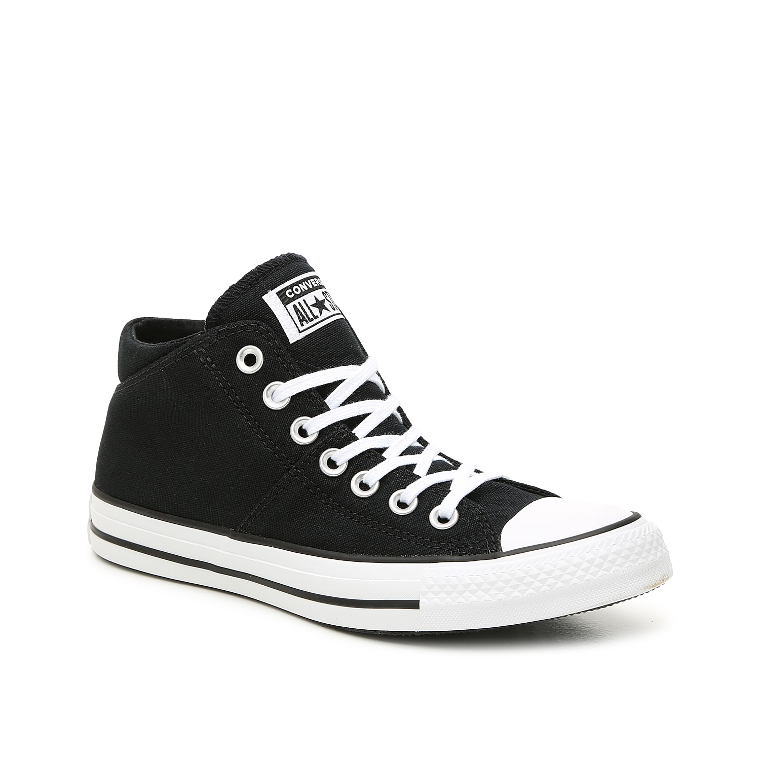 Converse Chuck Taylor All Star Madison MidTop Sneaker | Women's | Black | Size Women's 10 / Men's 8 | Athletic | Sneakers | High Top