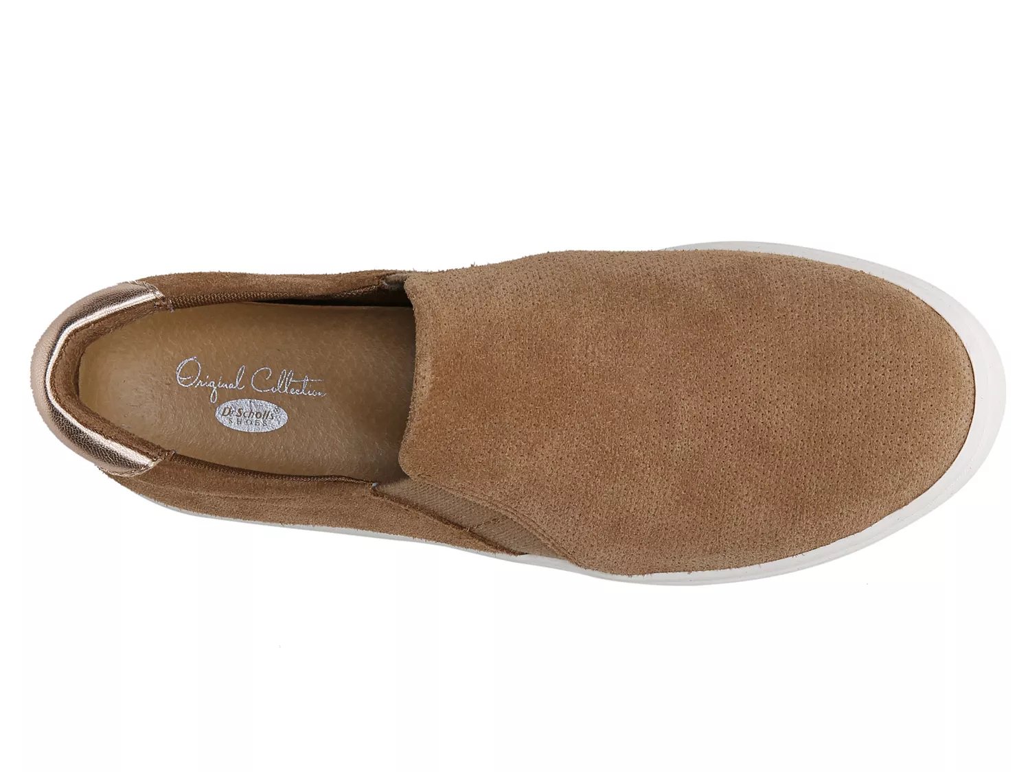 dr scholl's leta suede slip on sneaker